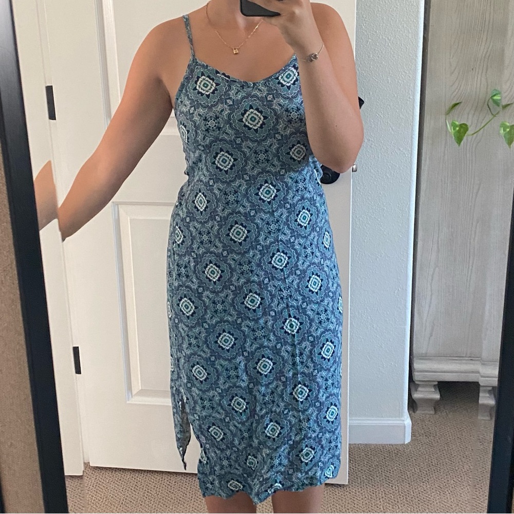 Bohemian Print Midi Dress